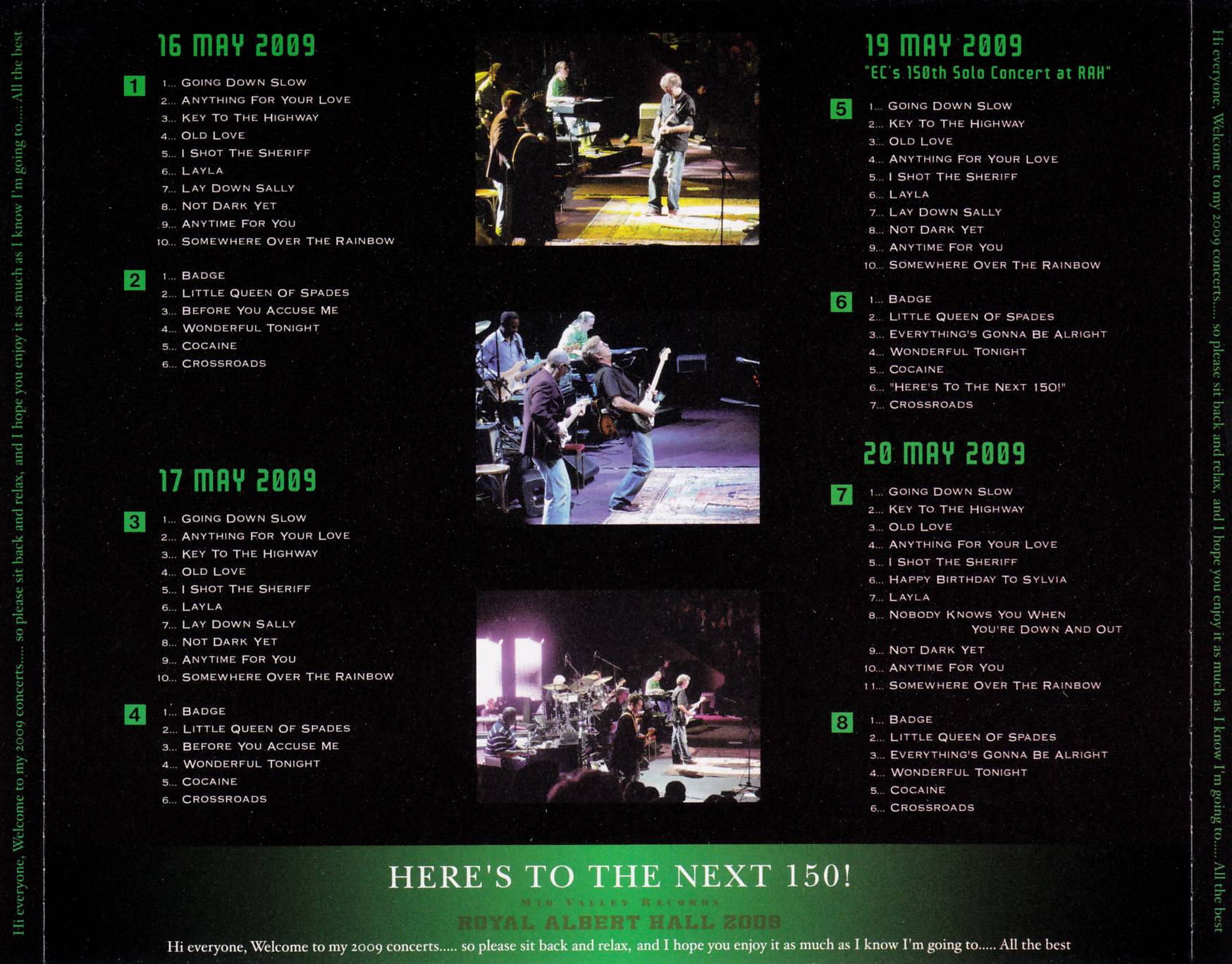 Eric Clapton Heres To The Next 150 Live Concerts [ak01 08]
